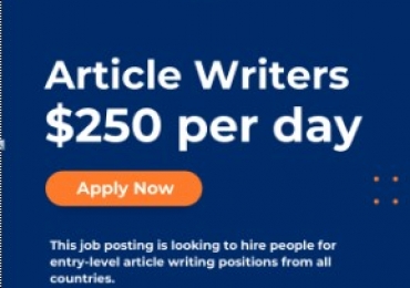 $250 per day – Amazon Writing Assistant Job (hiring Now) (New Jersey, USA)